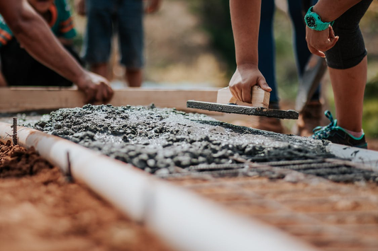 Building a greenhouse foundation bed