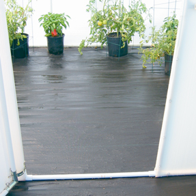 Greenhouse flooring by Solexx 