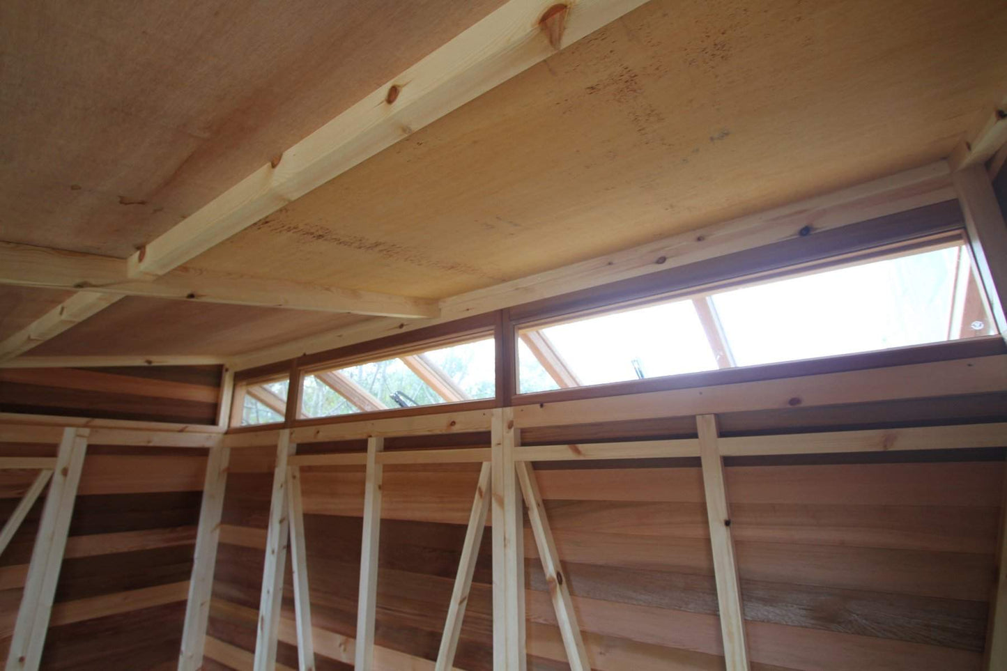 Alton Fusion Cedar Greenhouse Half workshop Half greenhouse.