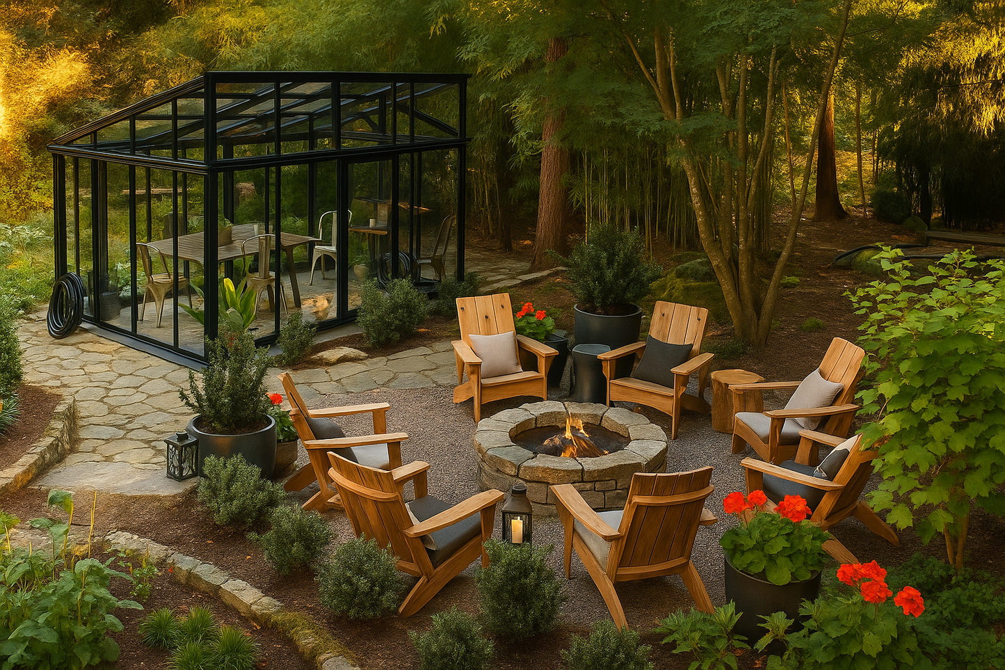 Exaco Janssens Modern M23 Greenhouse 8ft x 10ft