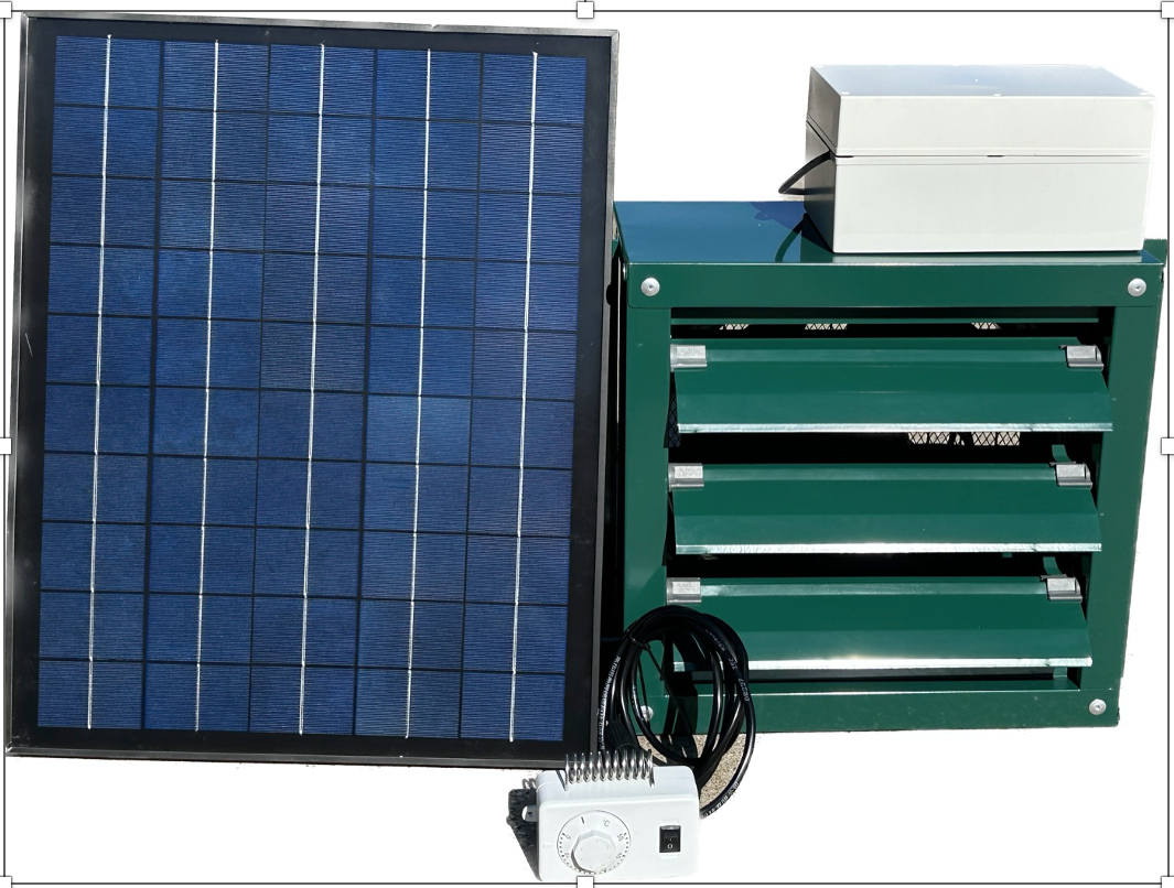 Exaco Solar Powered Exhaust Fan and Ventilation System – Mulberry