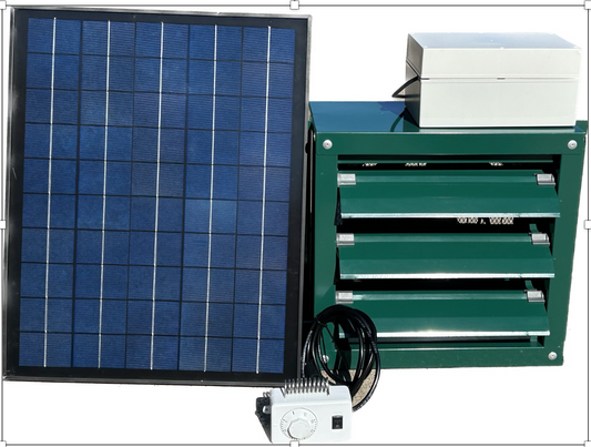 Exaco Solar Powered Exhaust Fan and Ventilation System