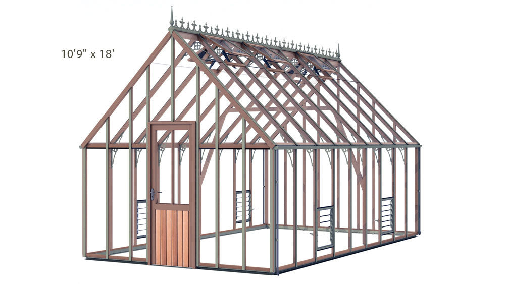 Alton Lancing Cedar Greenhouse