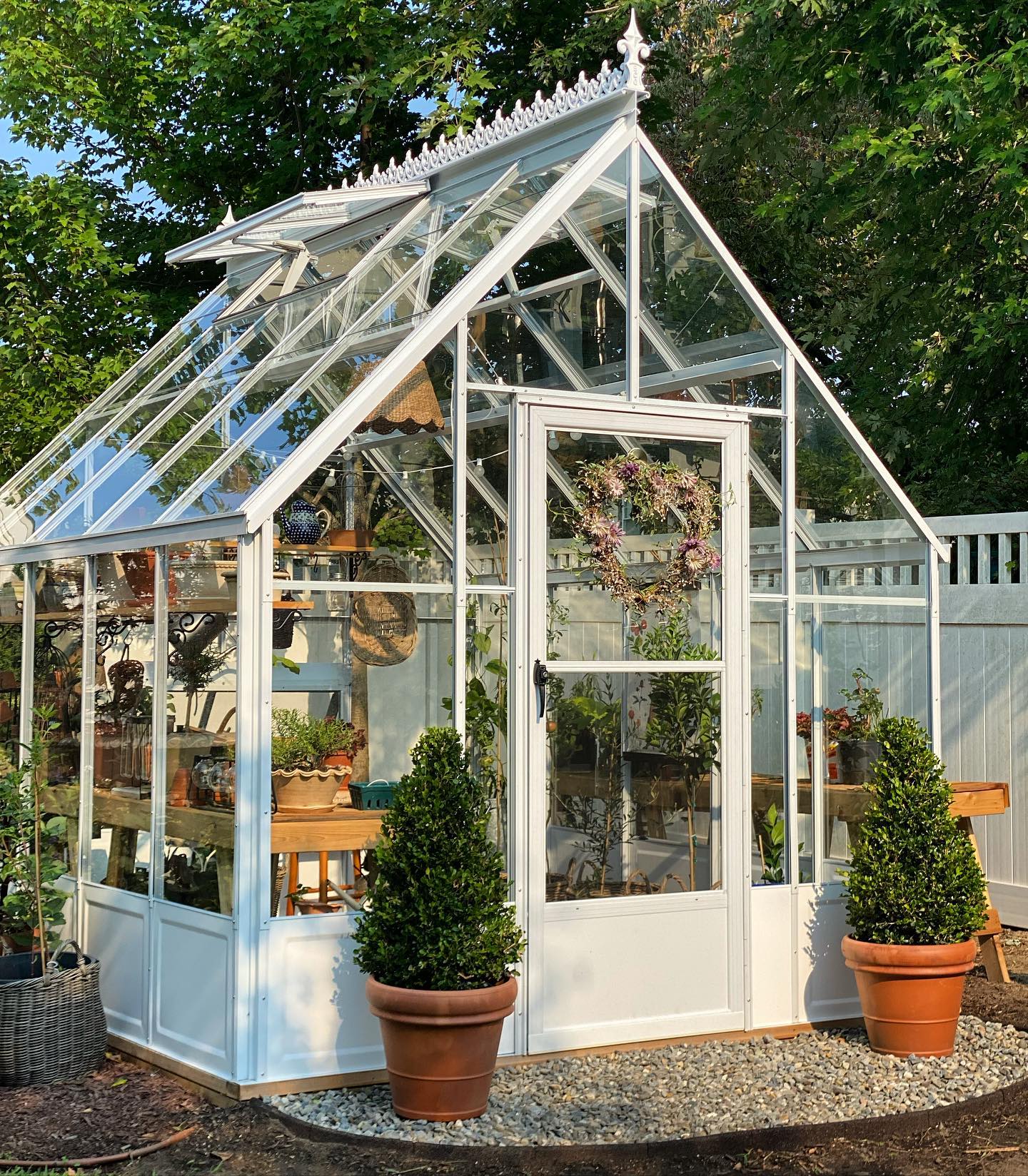 Cross Country Parkside 8X10 Glass Greenhouse