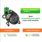 Bio Green Palma Greenhouse Heater 110V