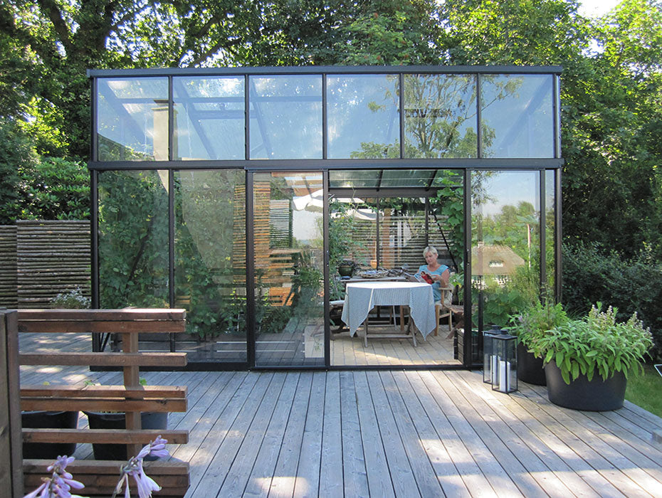 Exaco Janssens Modern M23 Greenhouse 8ft x 10ft