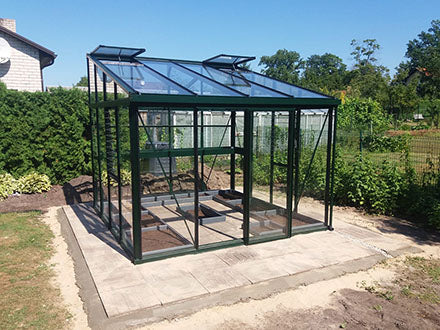 Exaco Janssens Modern M23 Greenhouse 8ft x 10ft