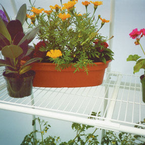 greenhouse plant racks Solexx Greenhouse Shelf Racks – Mulberry Greenhouses