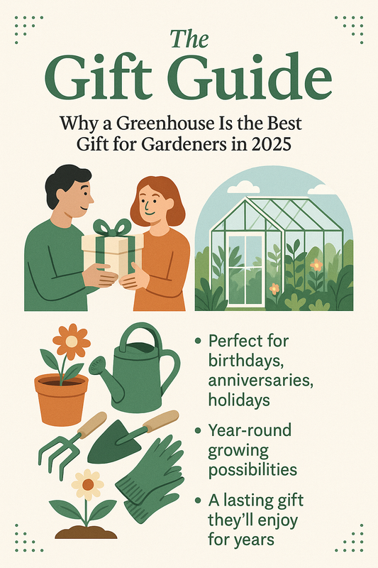 🎁 Why a Greenhouse Is the Best Gift for Gardeners in 2025