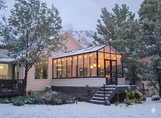 Exaco Janssens greenhouse in the winter