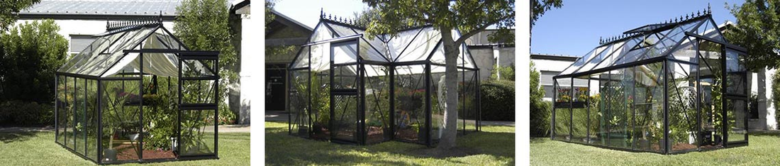 Different types of Royal Victorian greenhouses