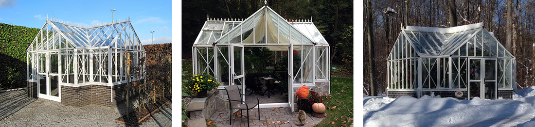 T-shaped Orangerie greenhouses