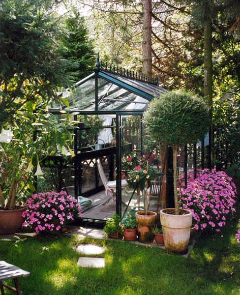 The Vi23 glass greenhouse for sale
