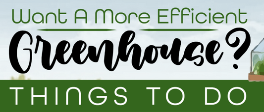 Want A More Efficient Greenhouse? Things To Do - Infograph