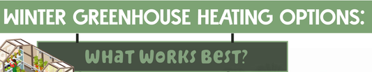 Winter Greenhouse Heating Options: What Works Best? - Infograph