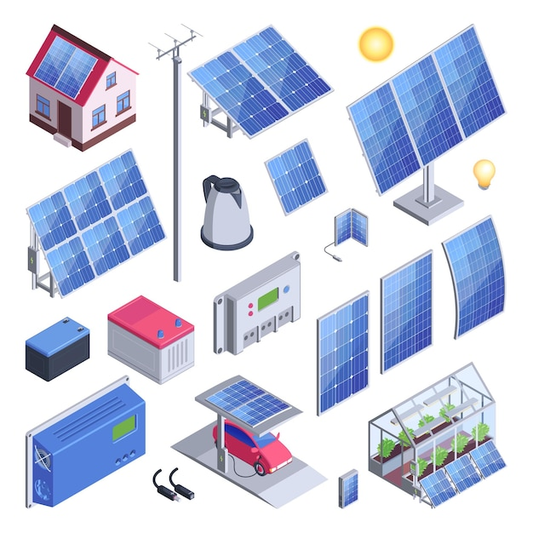 Solar power systems for different applications