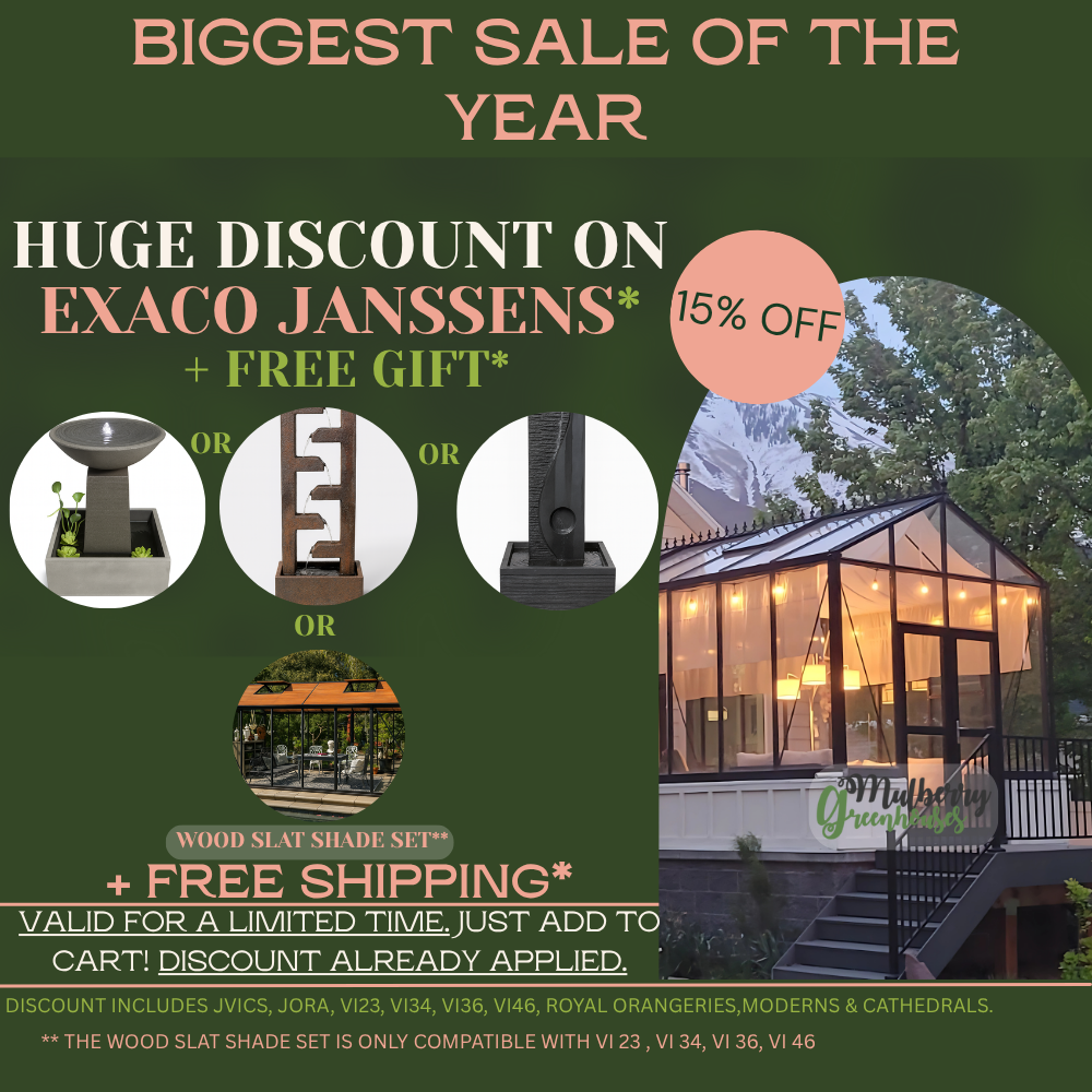 EXACO JANSSENS NOVEMBER SALE – Mulberry Greenhouses