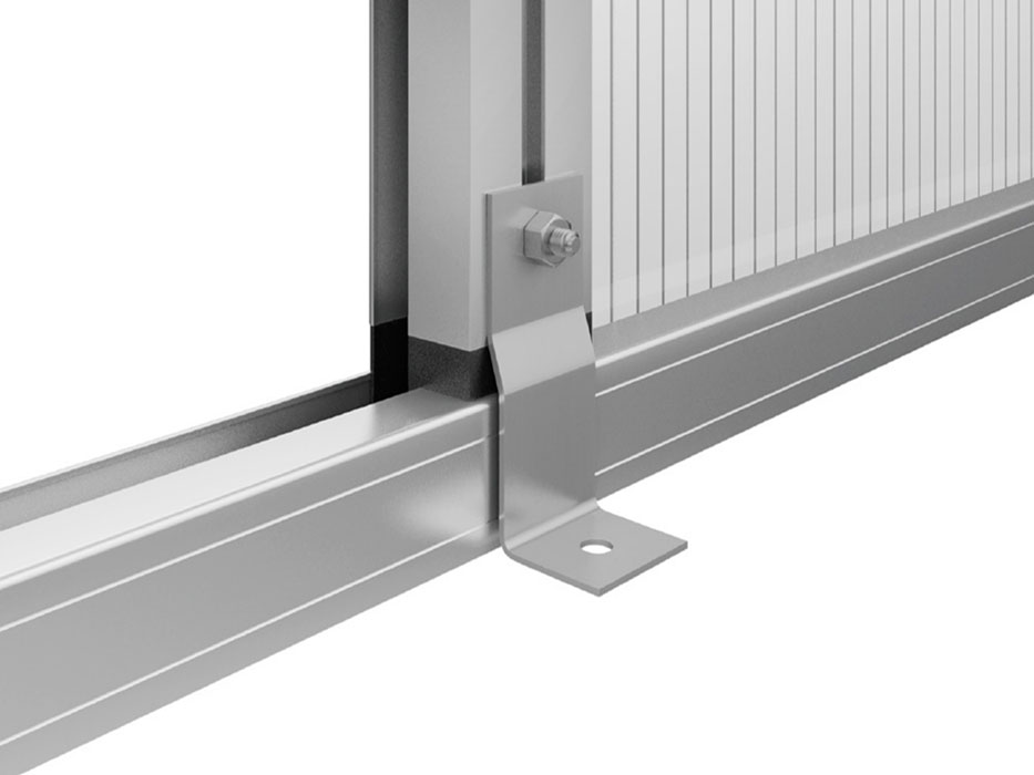Nelke foundation frame corner with anchor bracket
