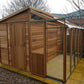 Alton Fusion Cedar Greenhouse Half workshop Half greenhouse.