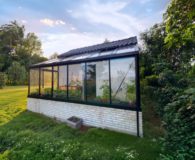 Exaco Janssens Arcadia lean-to greenhouse