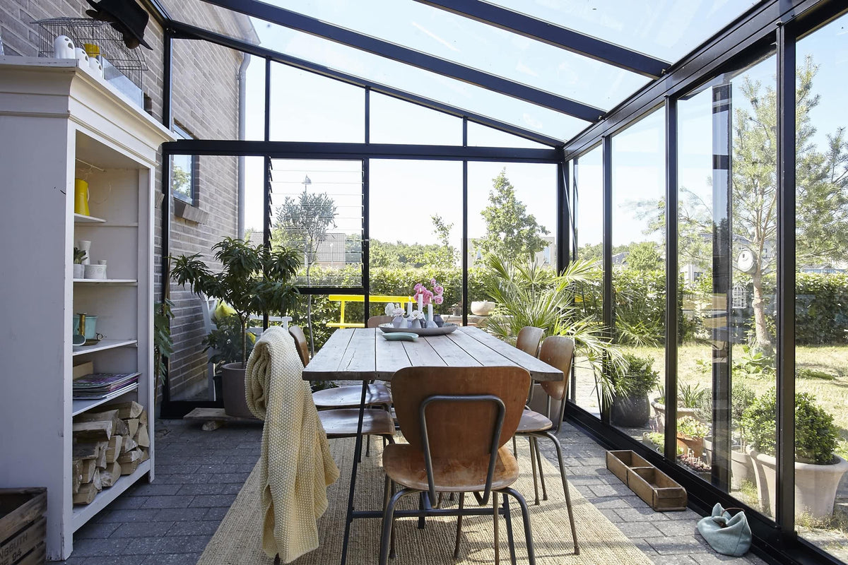 Exaco Janssens Arcadia lean-to greenhouse