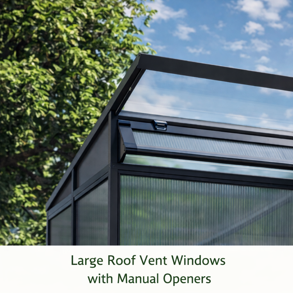 Exaco KGT Holartherm Linea II Greenhouse, Storage and Outdoor Living Space