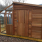 Alton Fusion Cedar Greenhouse Half workshop Half greenhouse.
