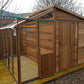 Alton Fusion Cedar Greenhouse Half workshop Half greenhouse.