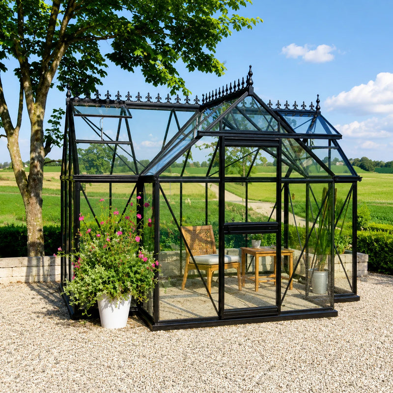 Exaco Janssens T-Shaped Junior Victorian Orangerie 10ft x 13ft