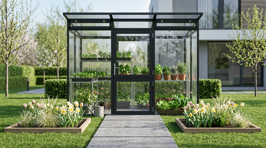 Exaco KGT Hoklartherm Linea II Greenhouse, Storage and Outdoor Living Space