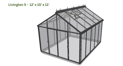 Exaco Hoklartherm Livingten 22mm Dual-Pane Insulated Glass Greenhouse