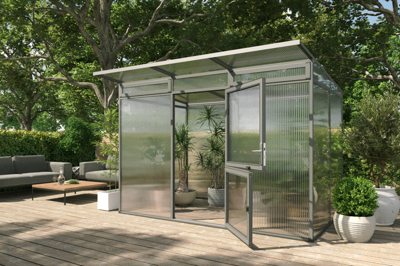 Exaco KGT Hoklartherm Santini II polycarbonate greenhouse with 16 mm Triple-Wall Poly Insulation – photo 12 of 12
