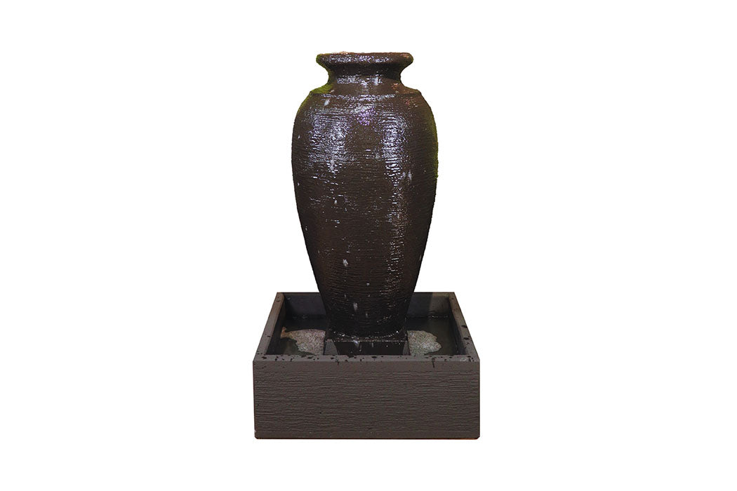 Exaco Handcrafted Amphora Water Fountain