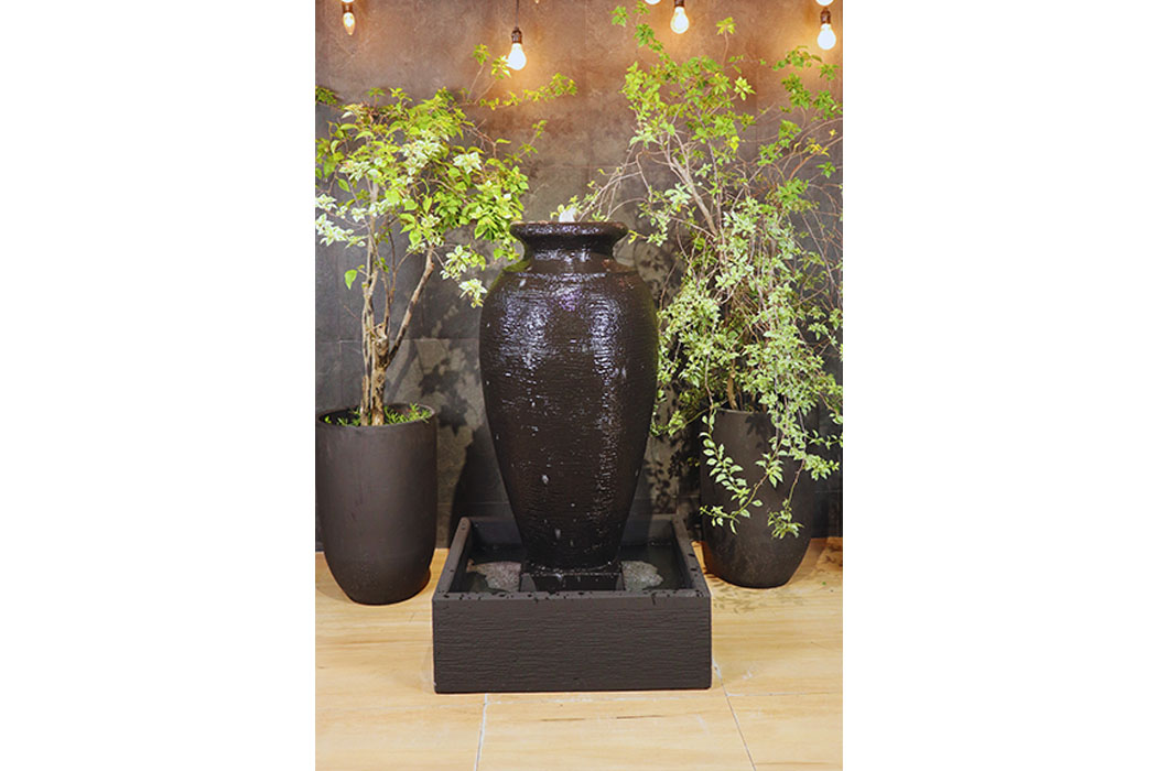 Exaco Handcrafted Amphora Water Fountain