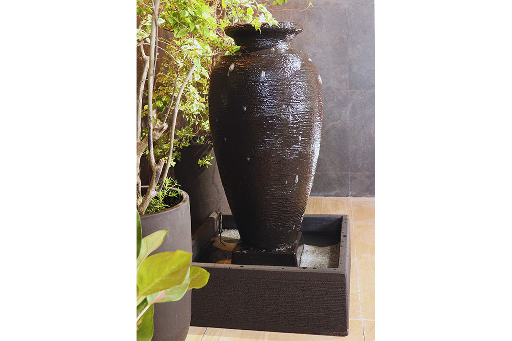 Exaco Handcrafted Amphora Water Fountain