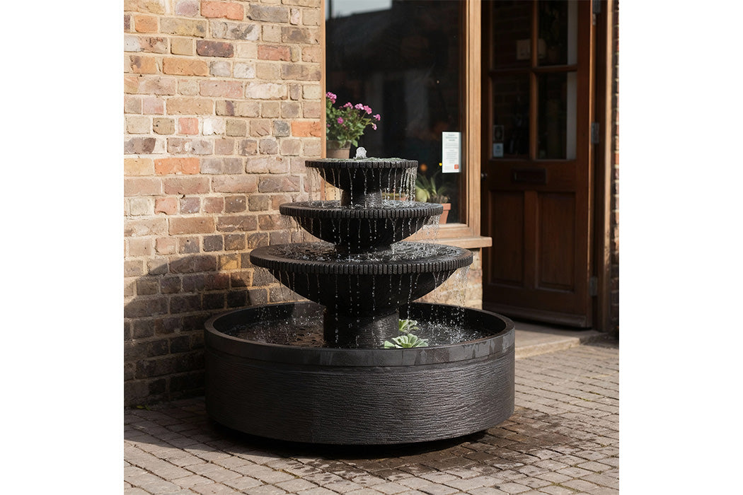 Exaco Handcrafted Aqua Falls Water Fountain