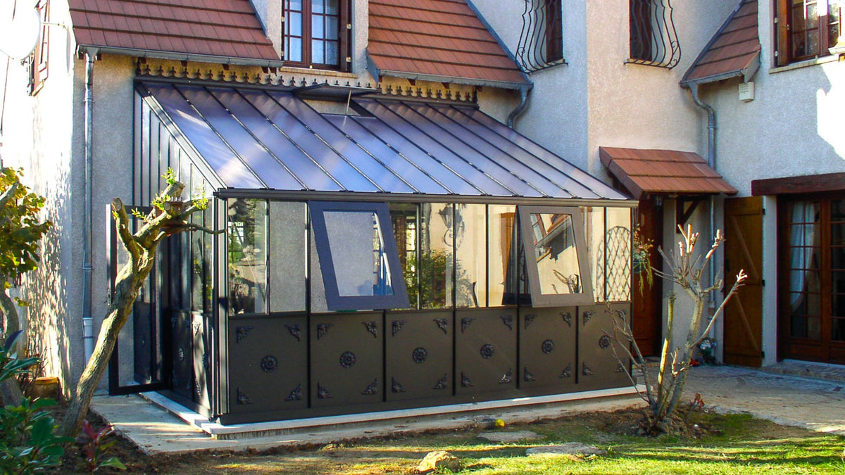 Exaco Janssens Arcadia lean-to greenhouse