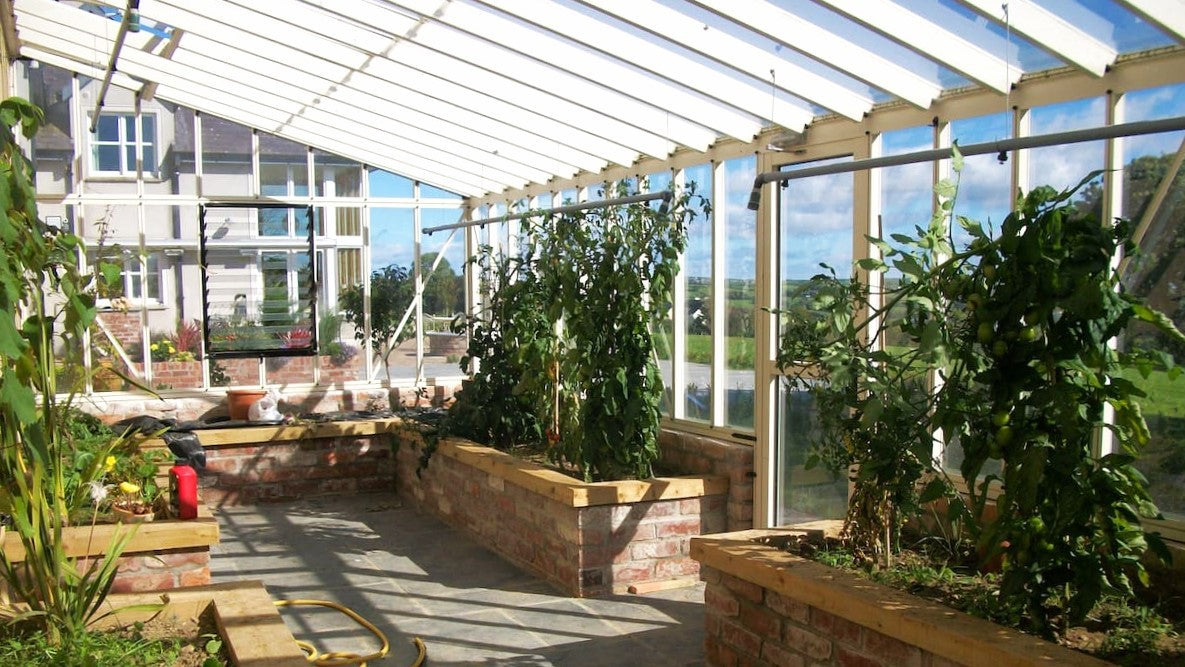 Exaco Janssens Arcadia lean-to greenhouse