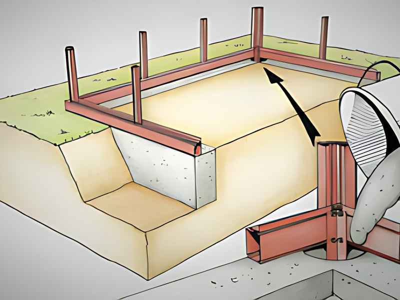 Janssens foundation base with 4-corner anchoring
