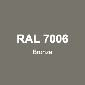 Bronze frame color option (RAL 7006) for the Janssens Cathedral greenhouse