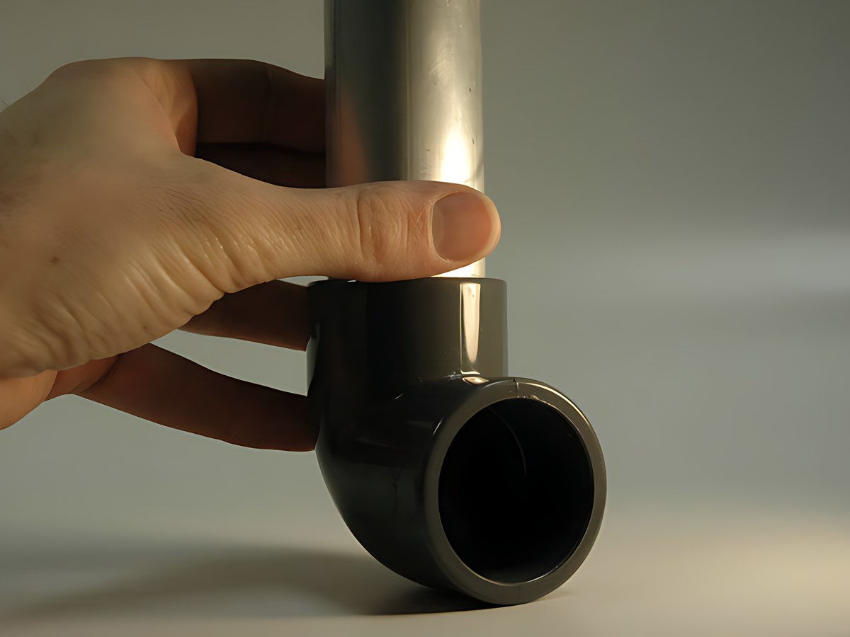 Janssens 40 mm downpipe and elbow for gutter drainage