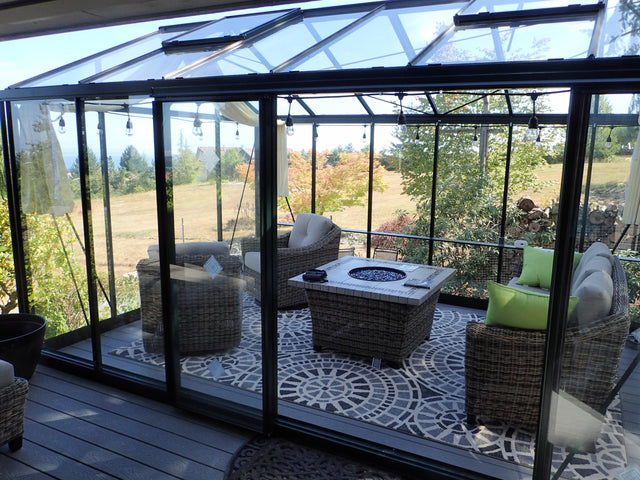 Janssens Royal Victorian greenhouse sliding door