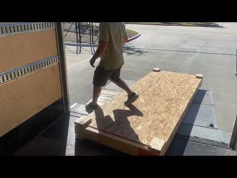 How to unload the Riga crate