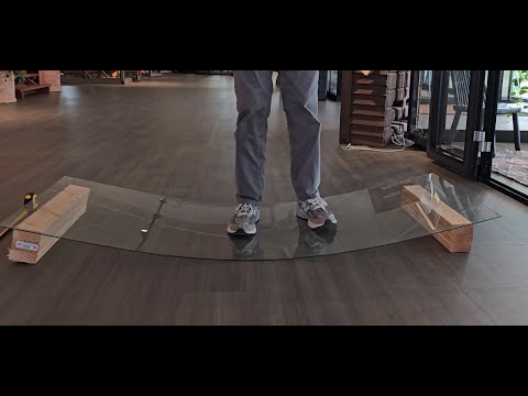 Greenhouse safety glass strength test