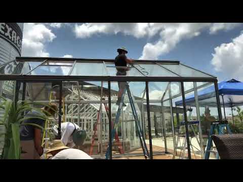 Livingten greenhouse construction step 4