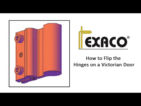 How to flip the Victorian door hinge