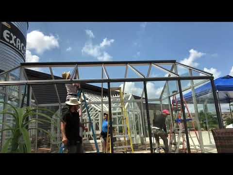 Livingten greenhouse construction step 3