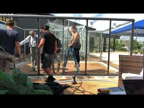 Livingten greenhouse construction step 2