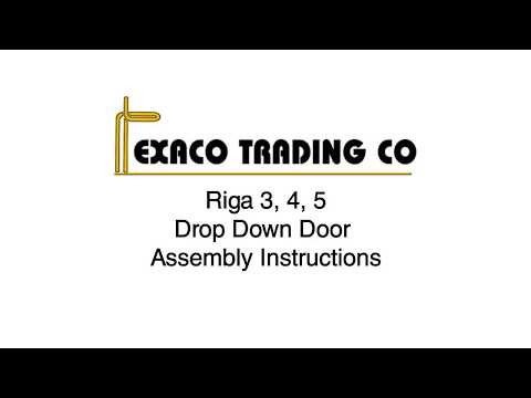 Riga 3, 4, 5 drop door installation