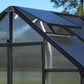 Close-up of the MONT Mojave tinted roof panels above the 8 mm twin-wall polycarbonate walls